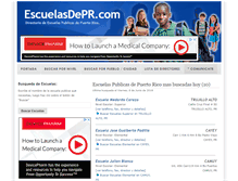 Tablet Screenshot of escuelasdepr.com